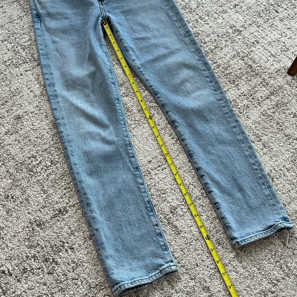 Agolde Toni Mid Rise new Straight in Daylight Jeans Sz 25 - Picture 7 of 13